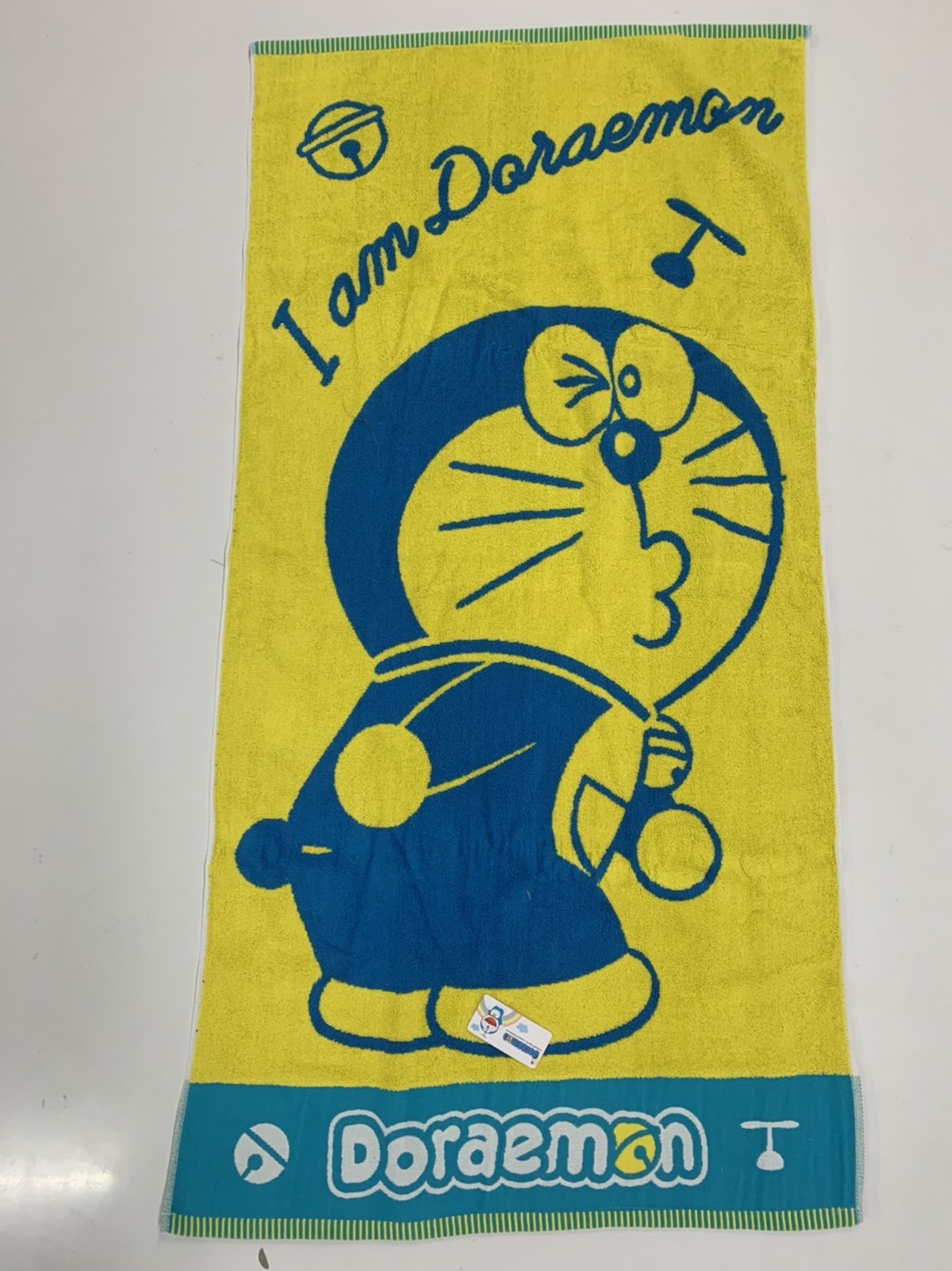 DA403-3Doraemon 色紗緹花浴巾-啾咪
