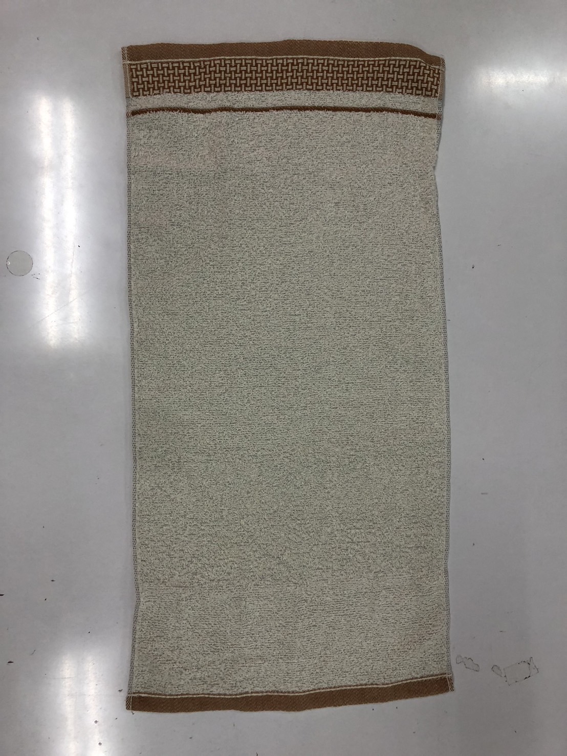 TA3123-3 茶葉碳方格紋毛巾
