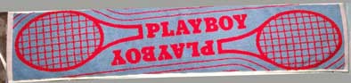 Playboy運動毛巾(球拍)