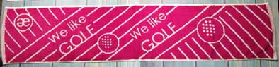 Elegance運動毛巾(We like GOLF)