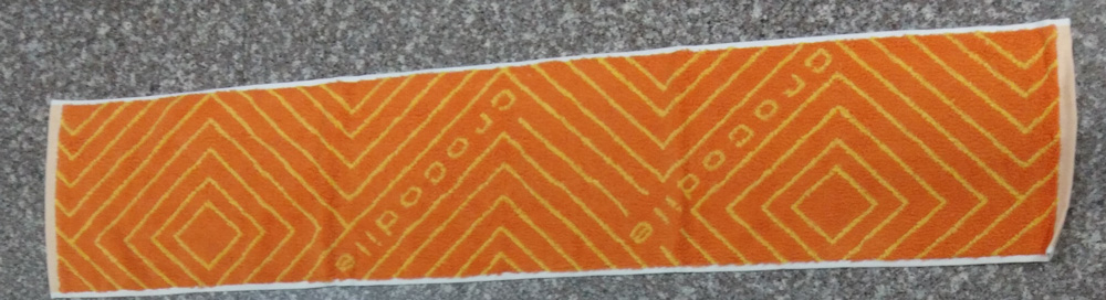 Crocodile運動毛巾(菱形線)