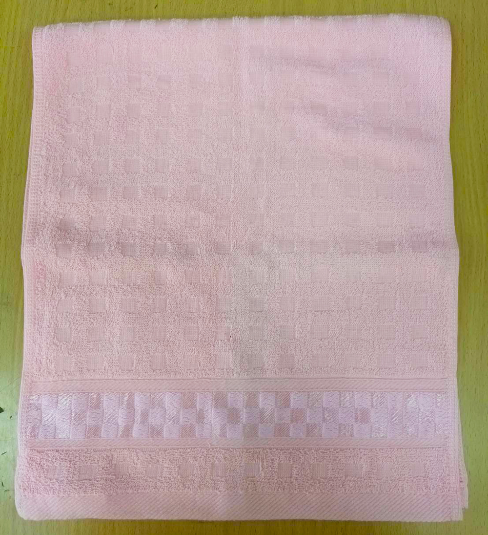 格紋凹凸毛巾