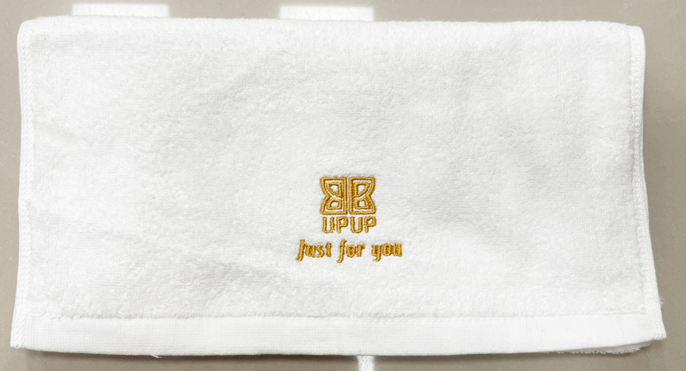 UPUP綉花毛巾