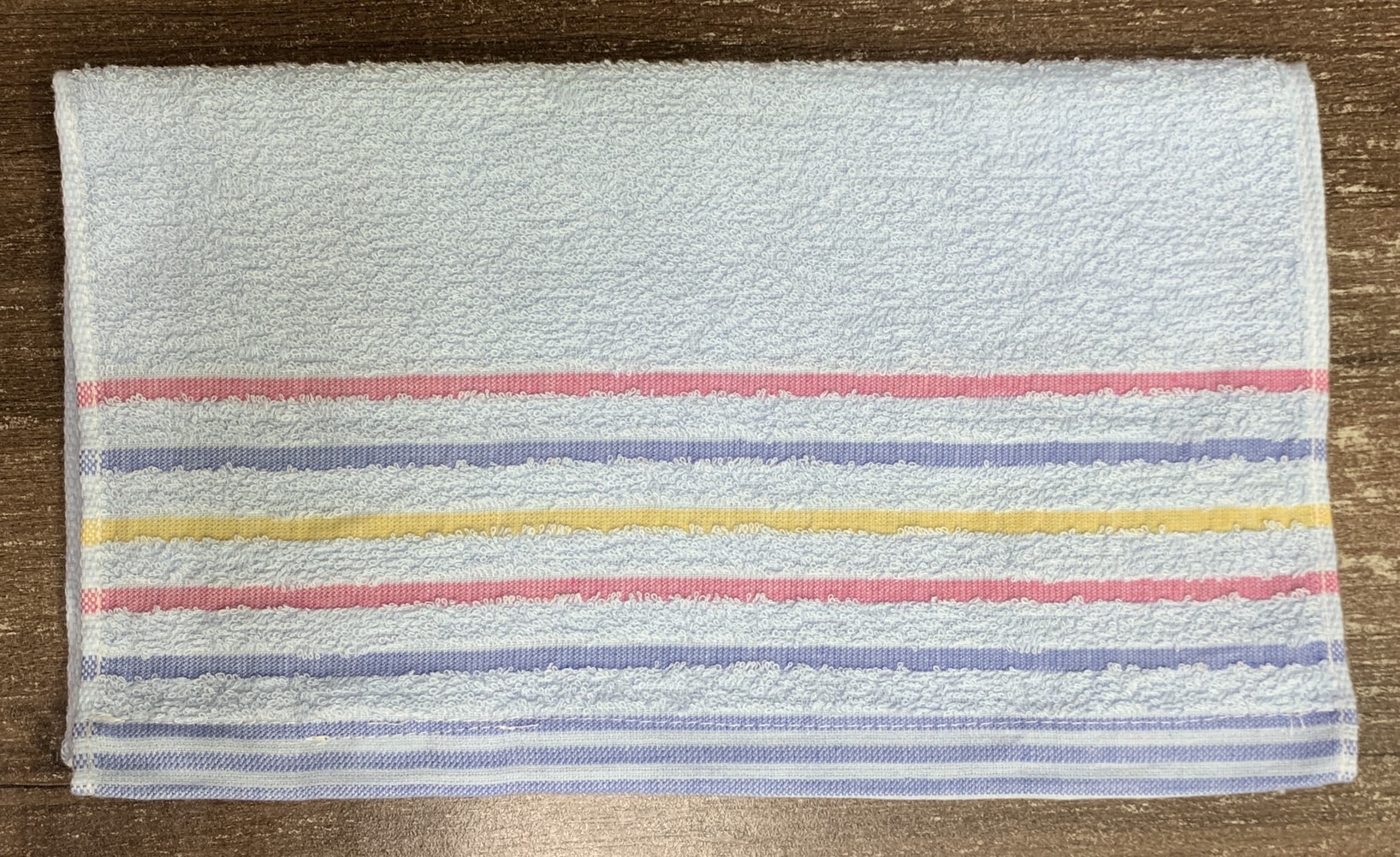 三色五條毛巾