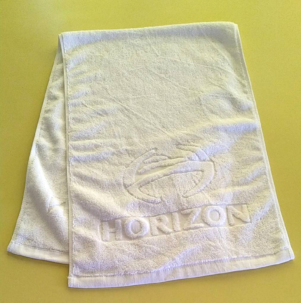 HORIZON單色緹花運動毛巾