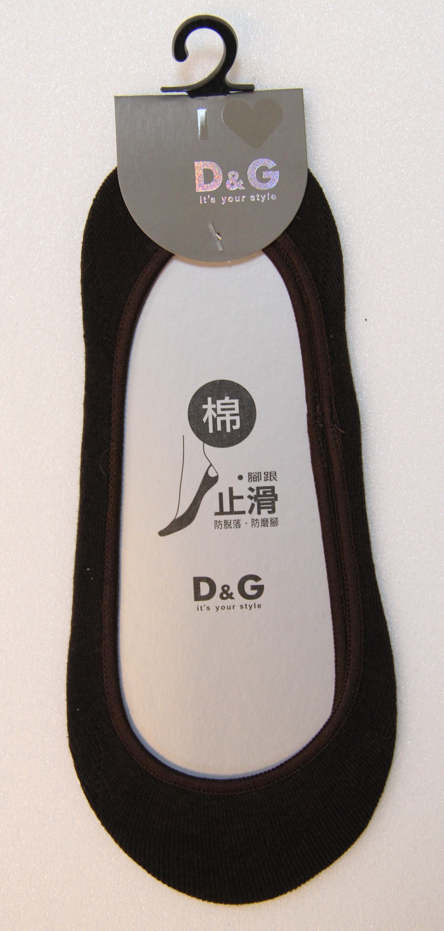 D&G純棉素面襪套