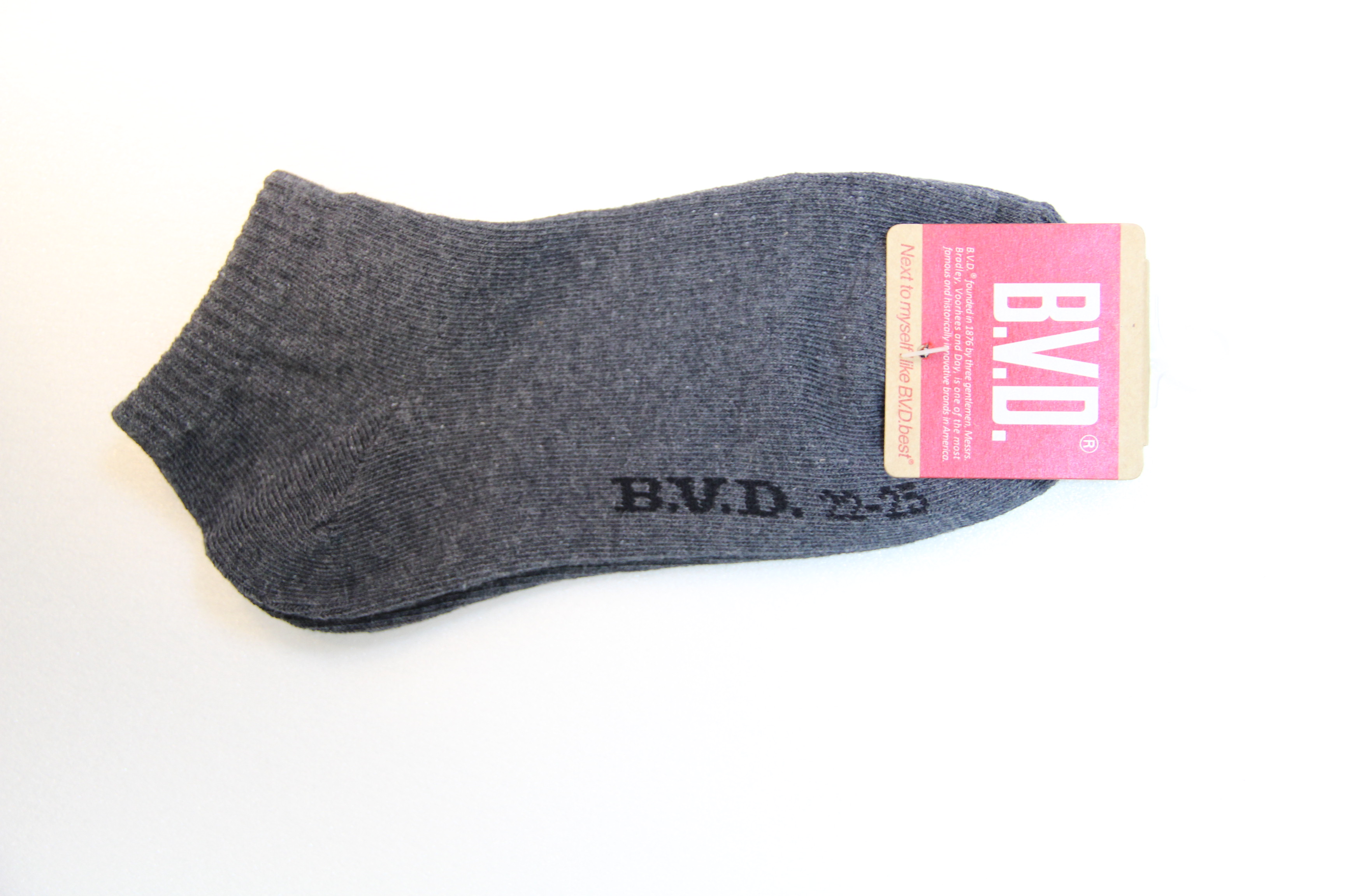 BVD1/4 中性休閒襪