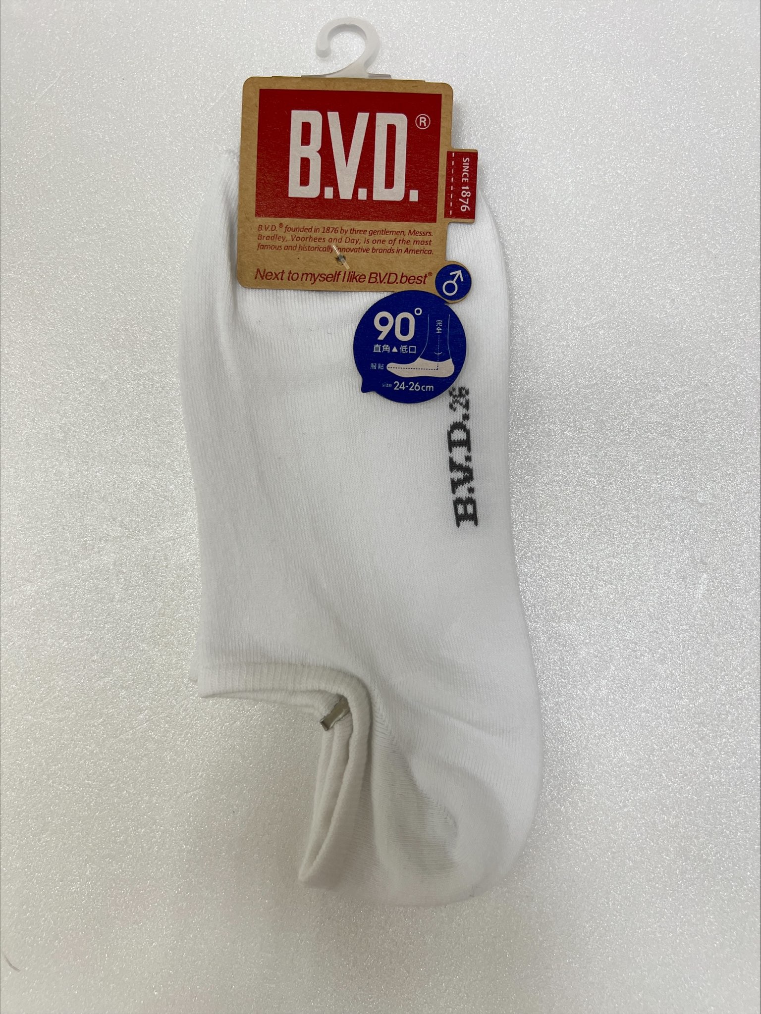 BVD細針低口直角襪