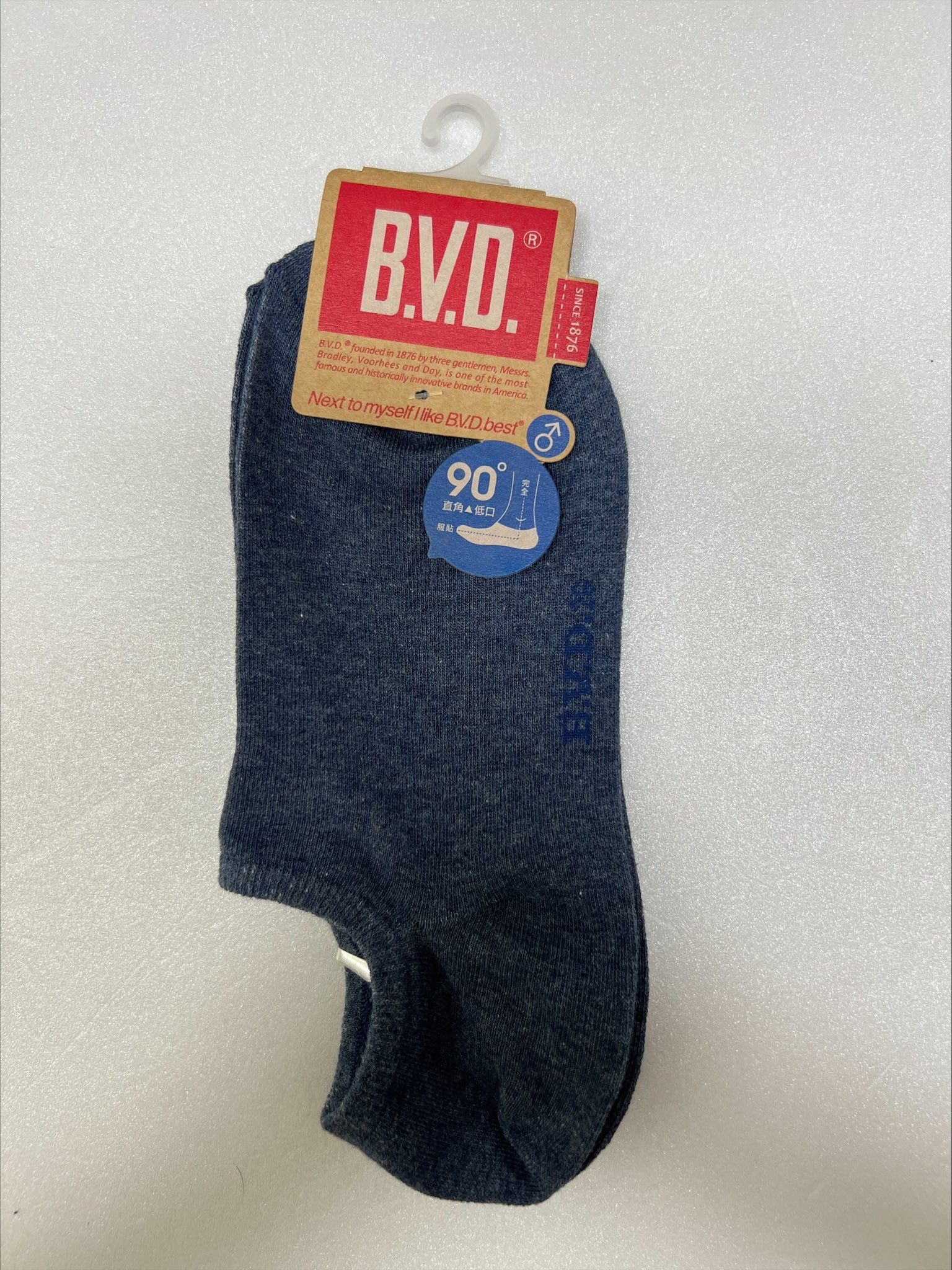 BVD細針低口直角襪