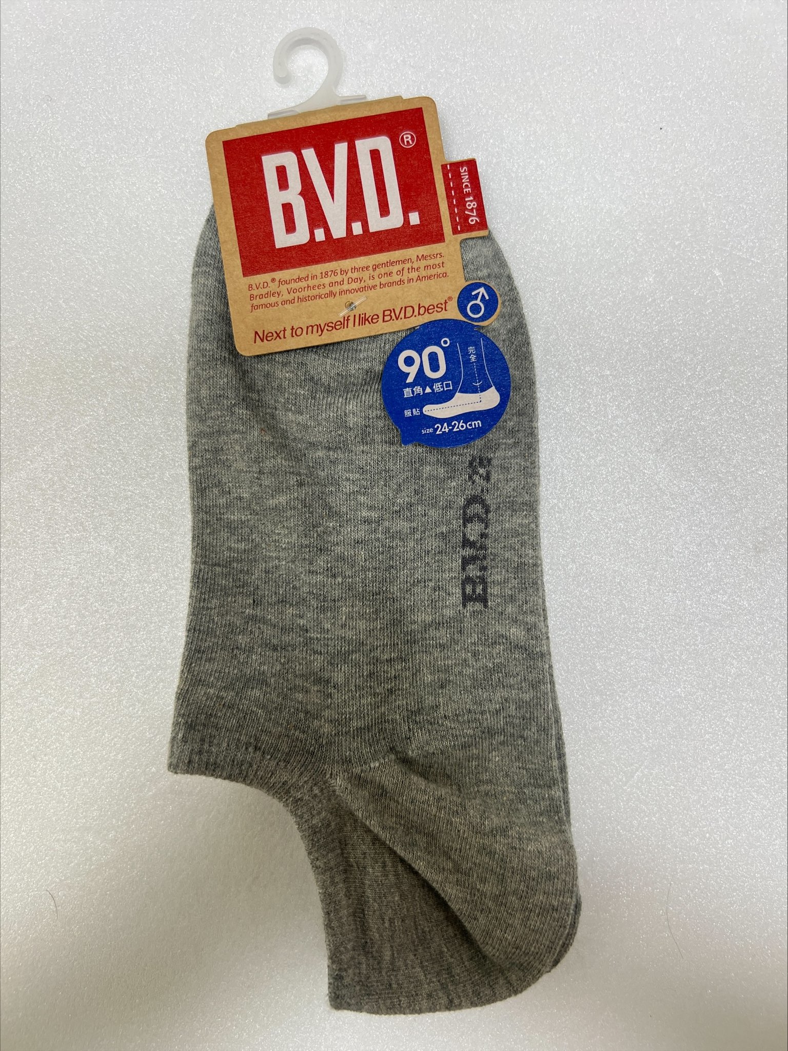 BVD細針低口直角襪