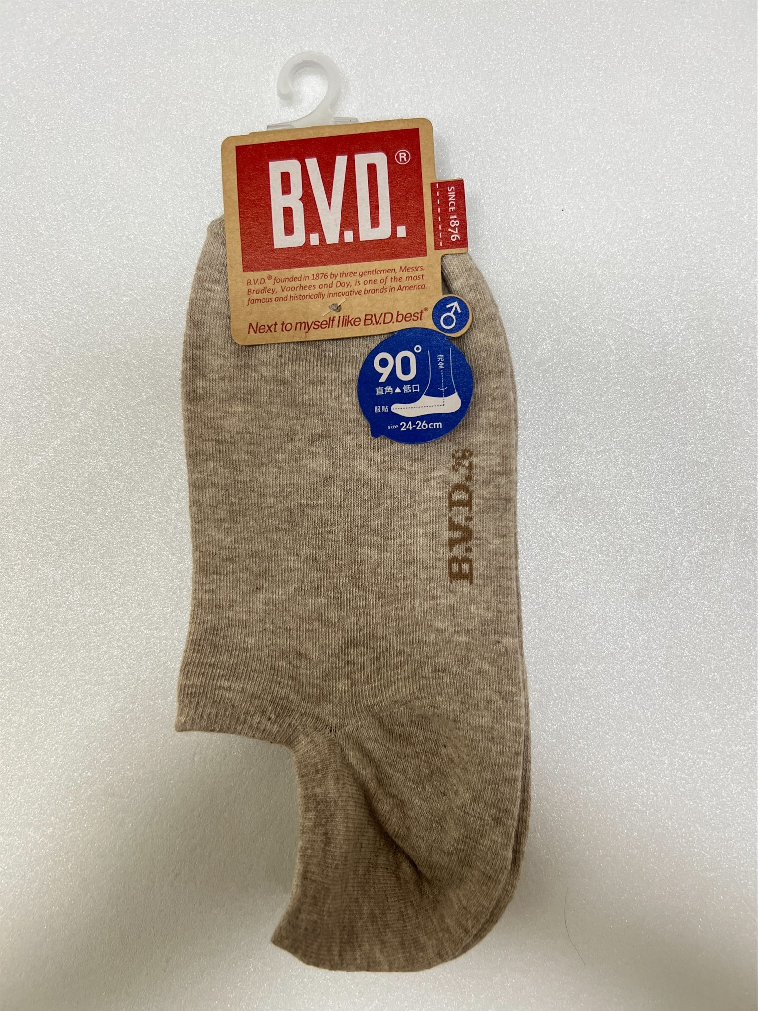 BVD細針低口直角襪