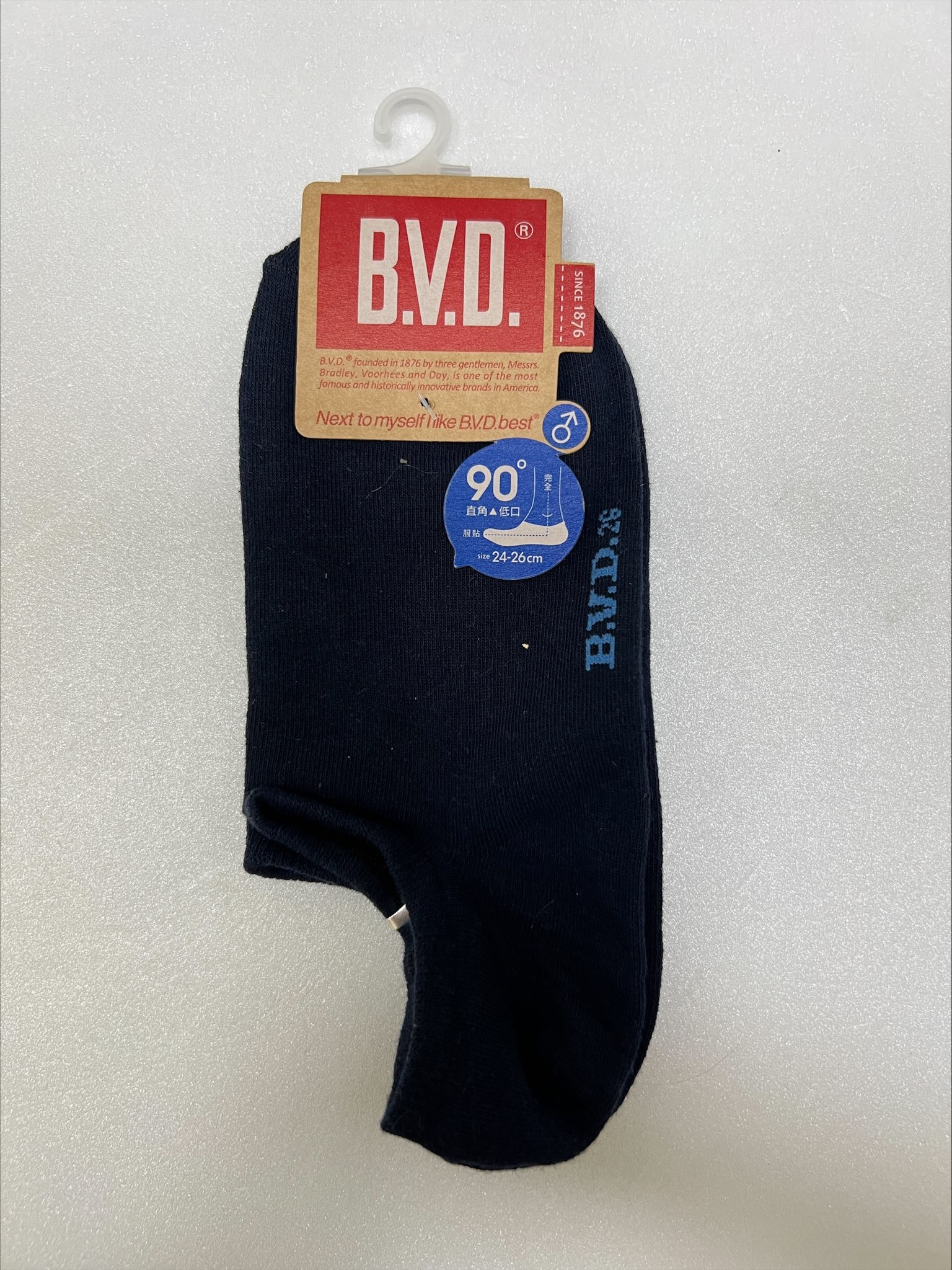 BVD細針低口直角襪