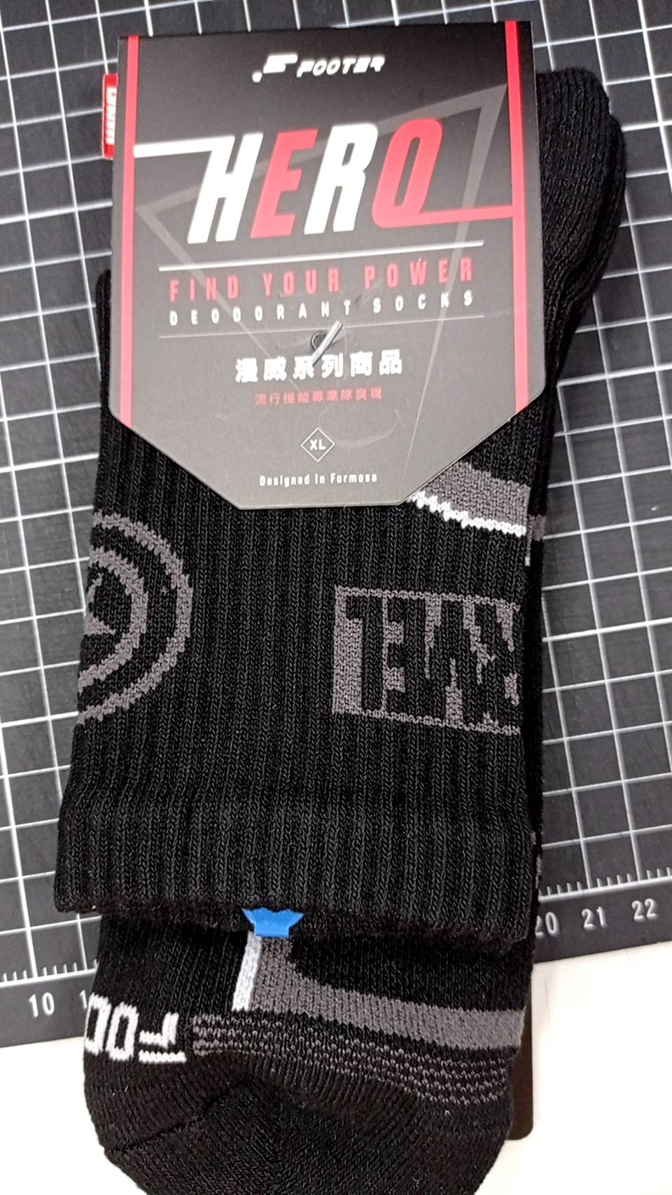 MARVEL．輕壓力襪美國隊長款（男）XL