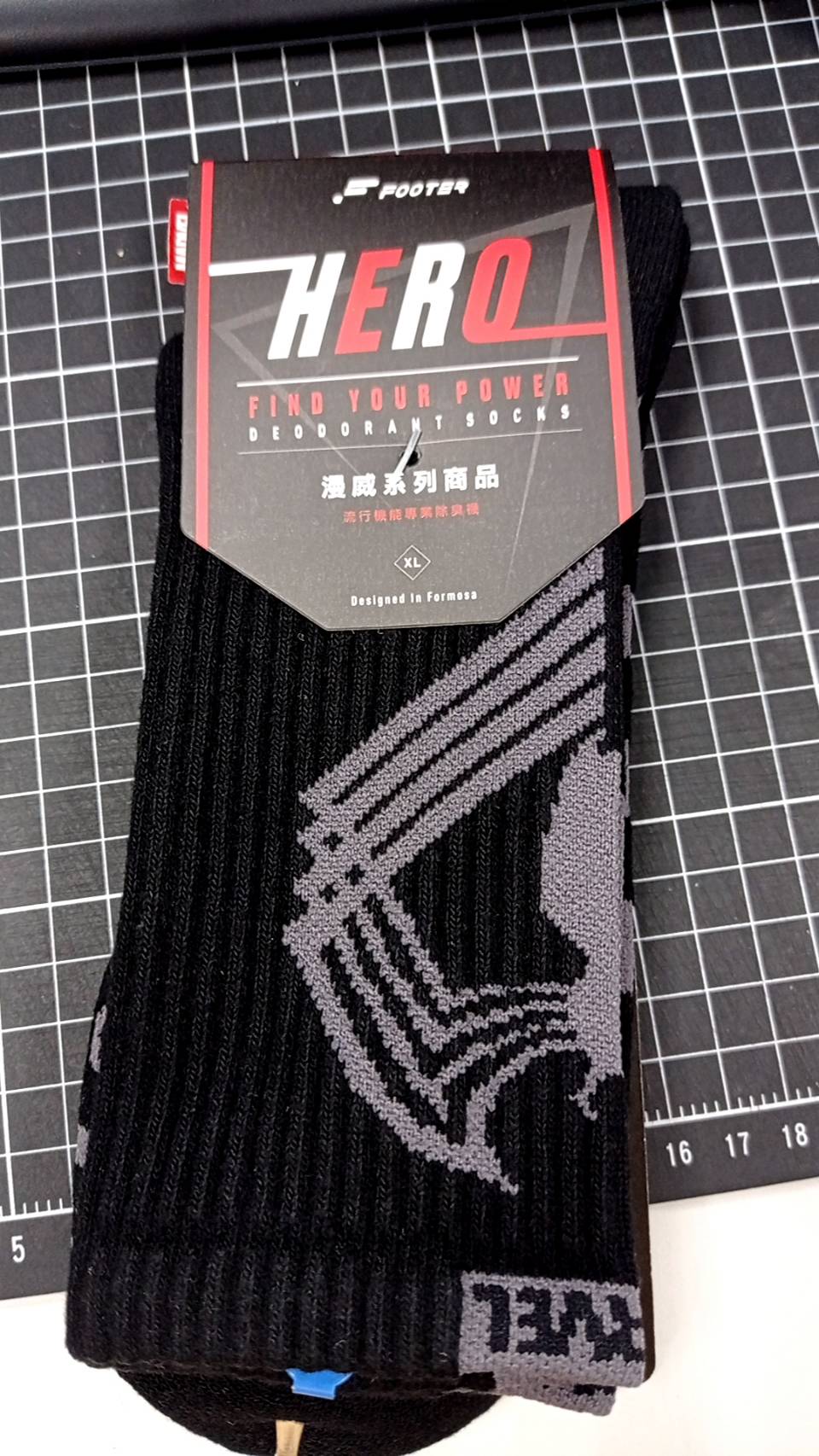 MARVEL．輕壓力襪蜘蛛人款（男）XL