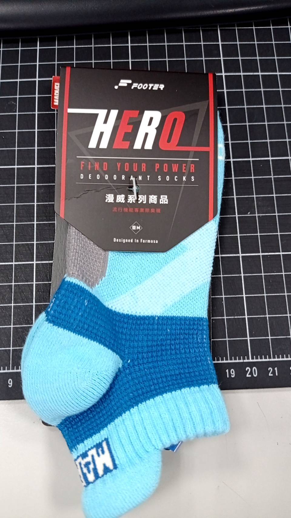MARVEL．輕壓力襪經典LOGO款（童）M	