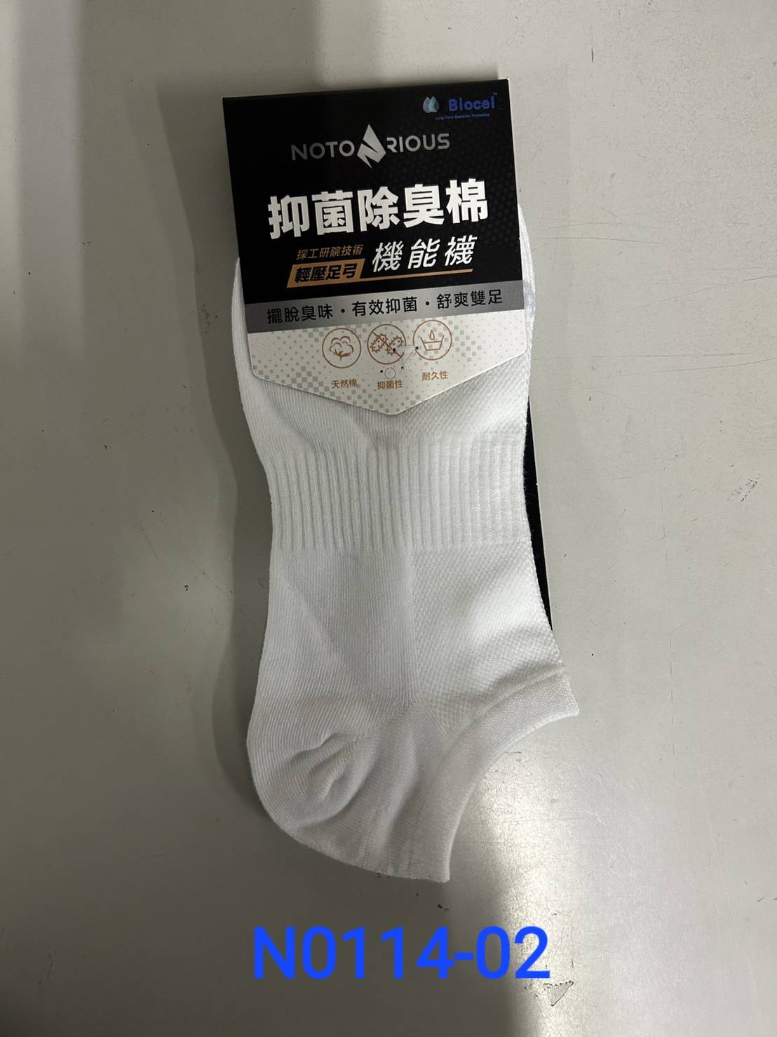 Notorious經典船型機能襪