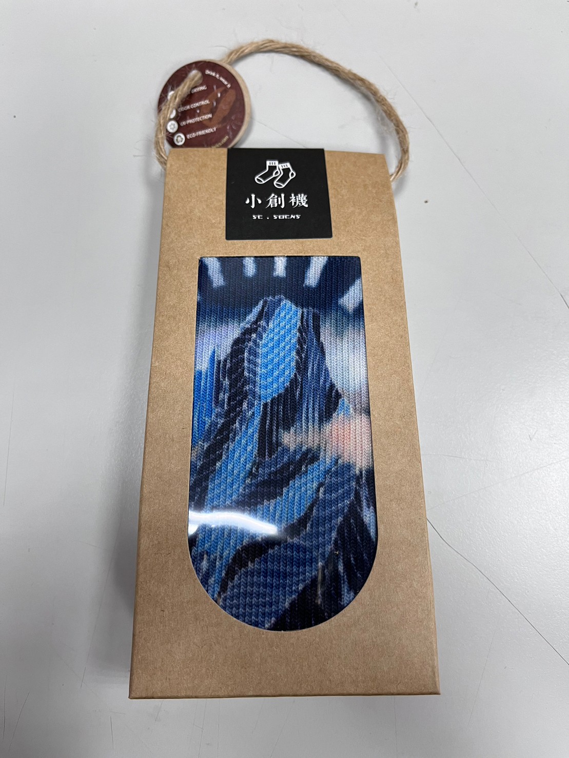 小創襪-咖啡紗3D科技機能襪-百岳之美-玉山