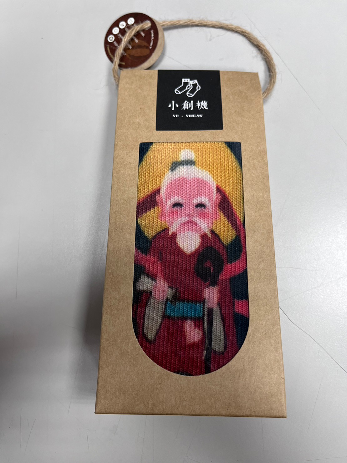 小創襪-咖啡紗3D科技機能襪-台灣好神-月老