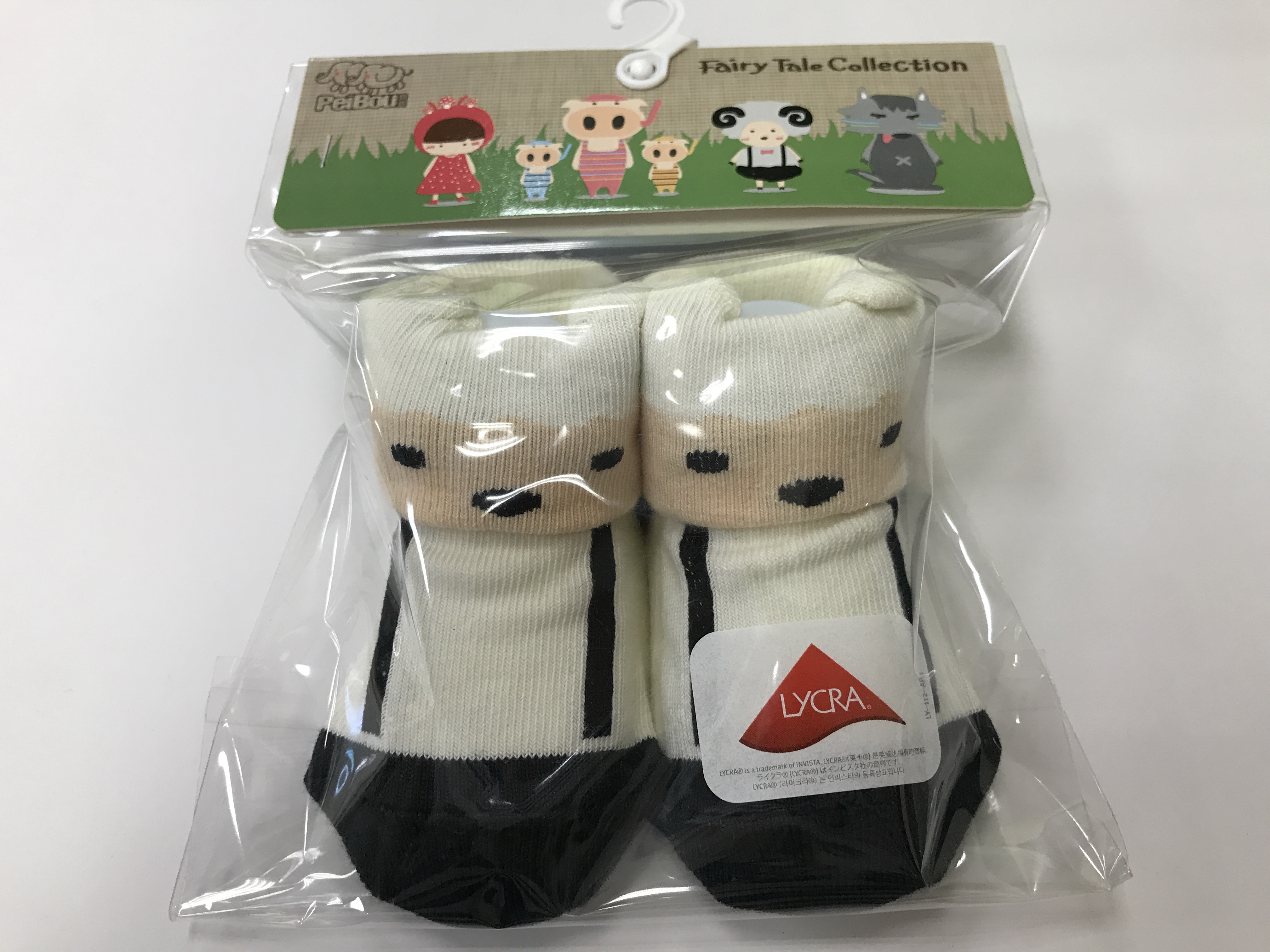 貝寶童話故事短襪(寬口)-七小羊