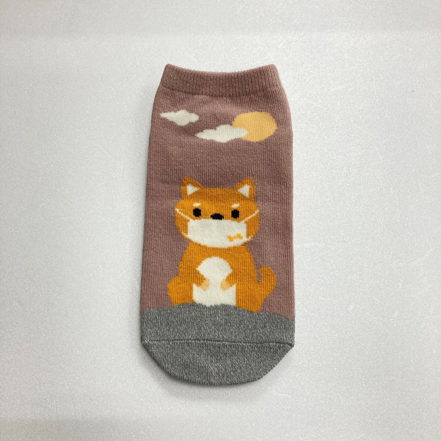 摩力諾抗菌造型船襪-防疫狗