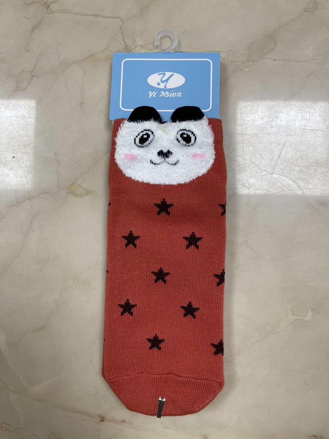 熊貓止滑童襪