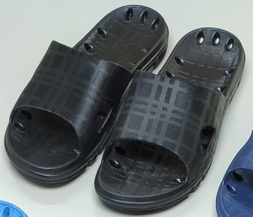ALLCLEAN橫格紋浴室拖鞋