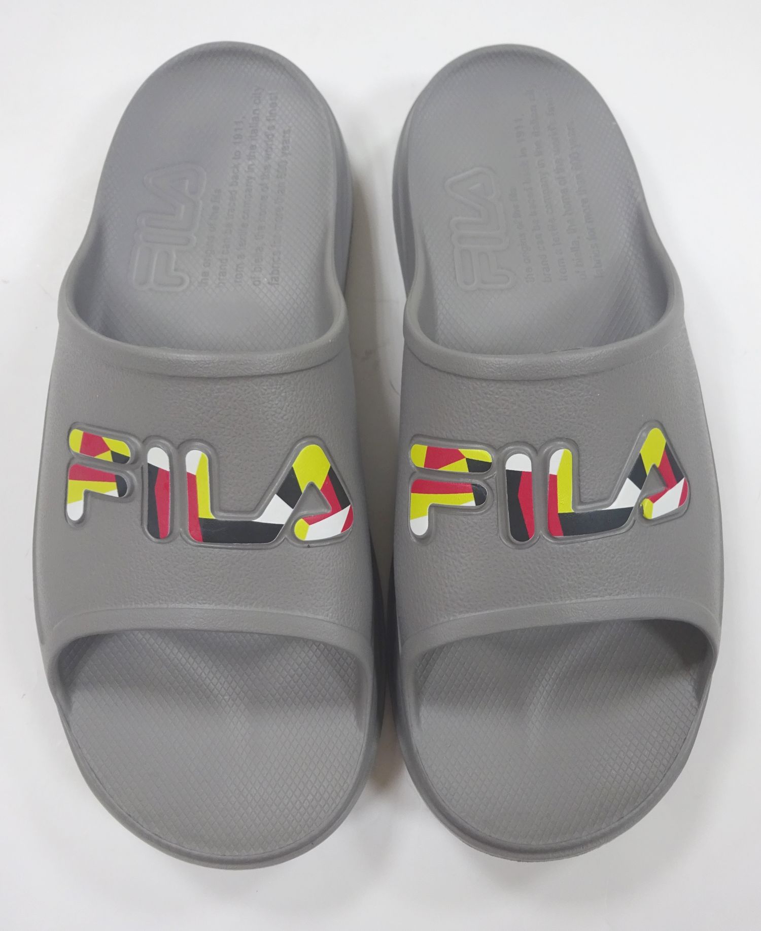 Fila 單色拖(深灰)