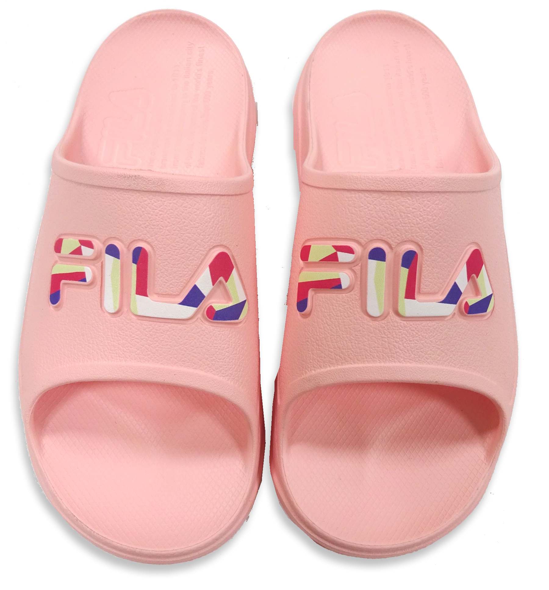 Fila 單色拖(粉色)
