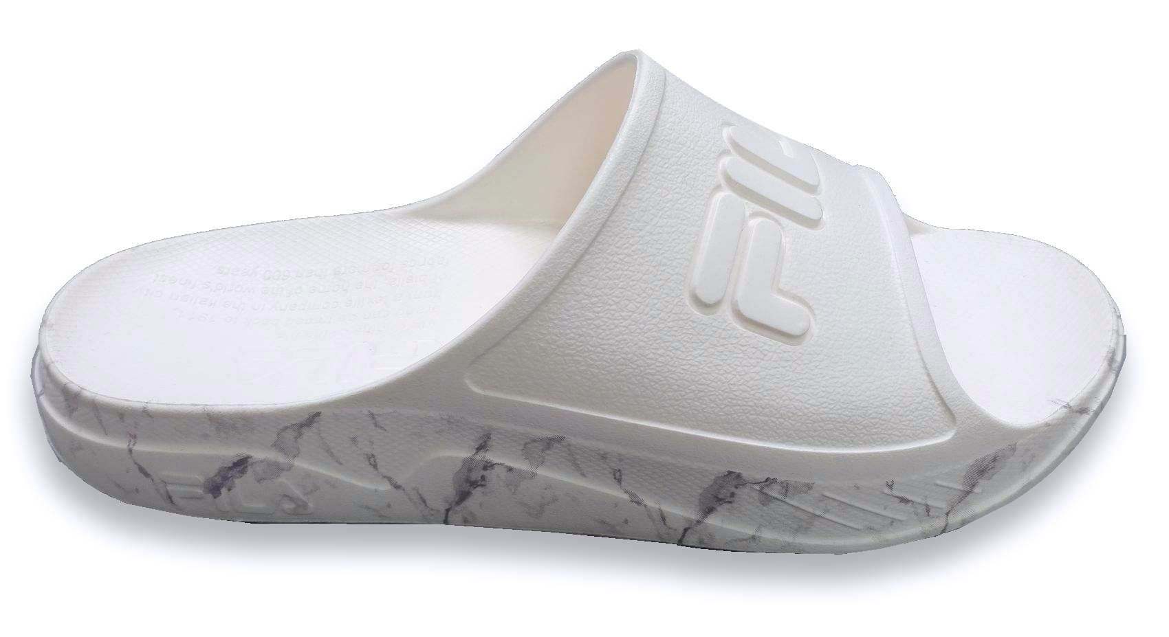 Fila 單色拖(白/大理石移印)