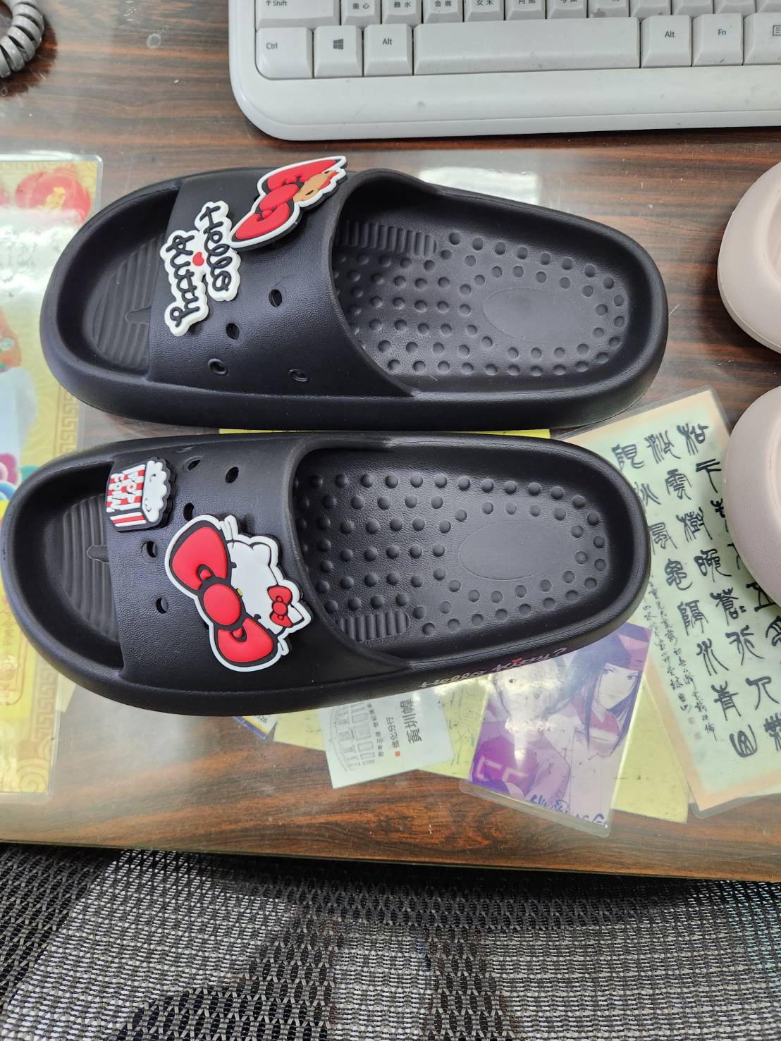 HELLO KITTY 飾品拖鞋