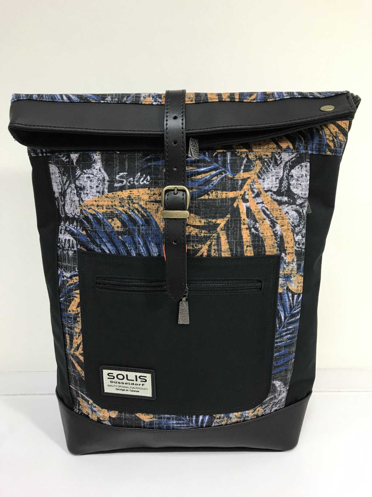 反光骷髏系列拼接方型後背包