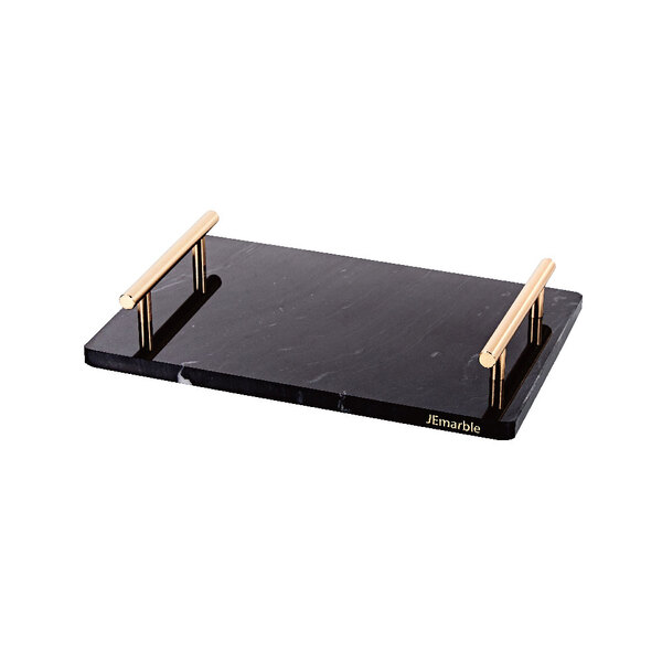 古銅金長方端盤 Serving Board with Handles