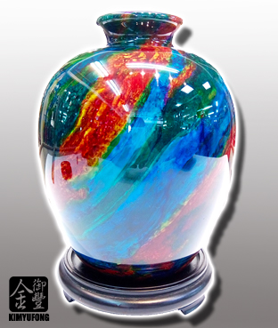 霓虹碧玉花瓶