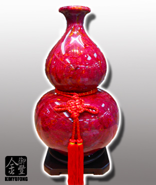 金鴻珊瑚花瓶