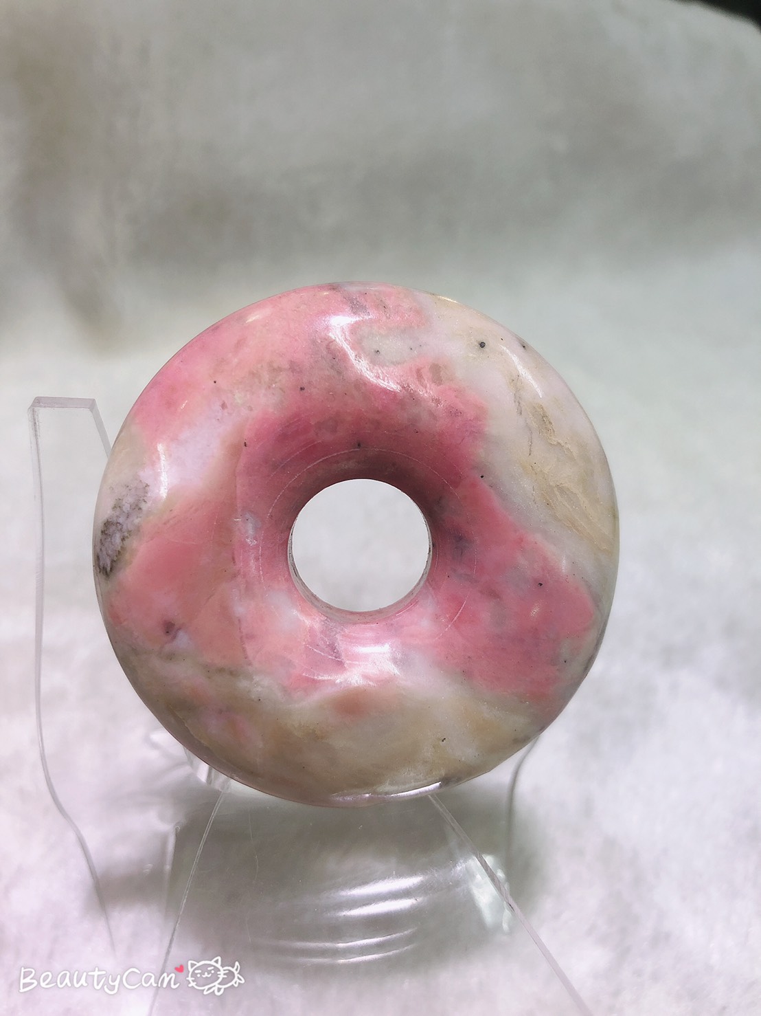 玫瑰石平安扣