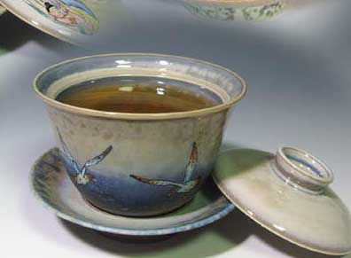 雁鴨蓋杯