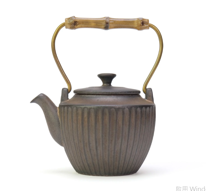 陶作坊│老岩泥如初漱金提樑壺