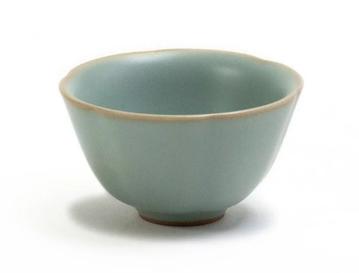 陶作坊│懷汝葵花小杯_粉青