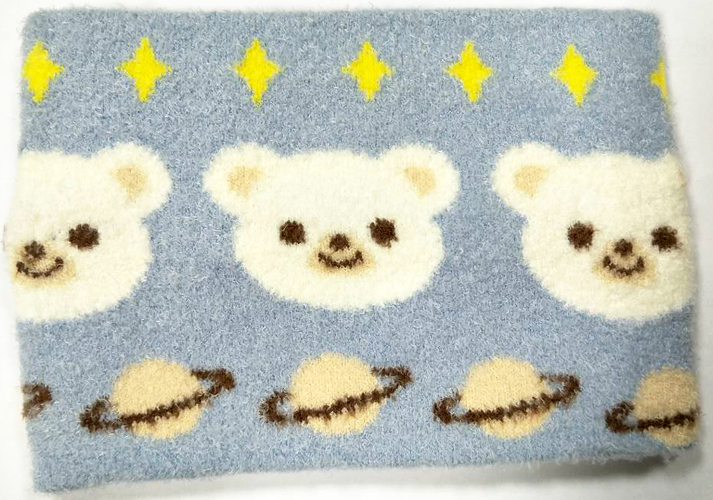 童羽毛星球小熊圍脖