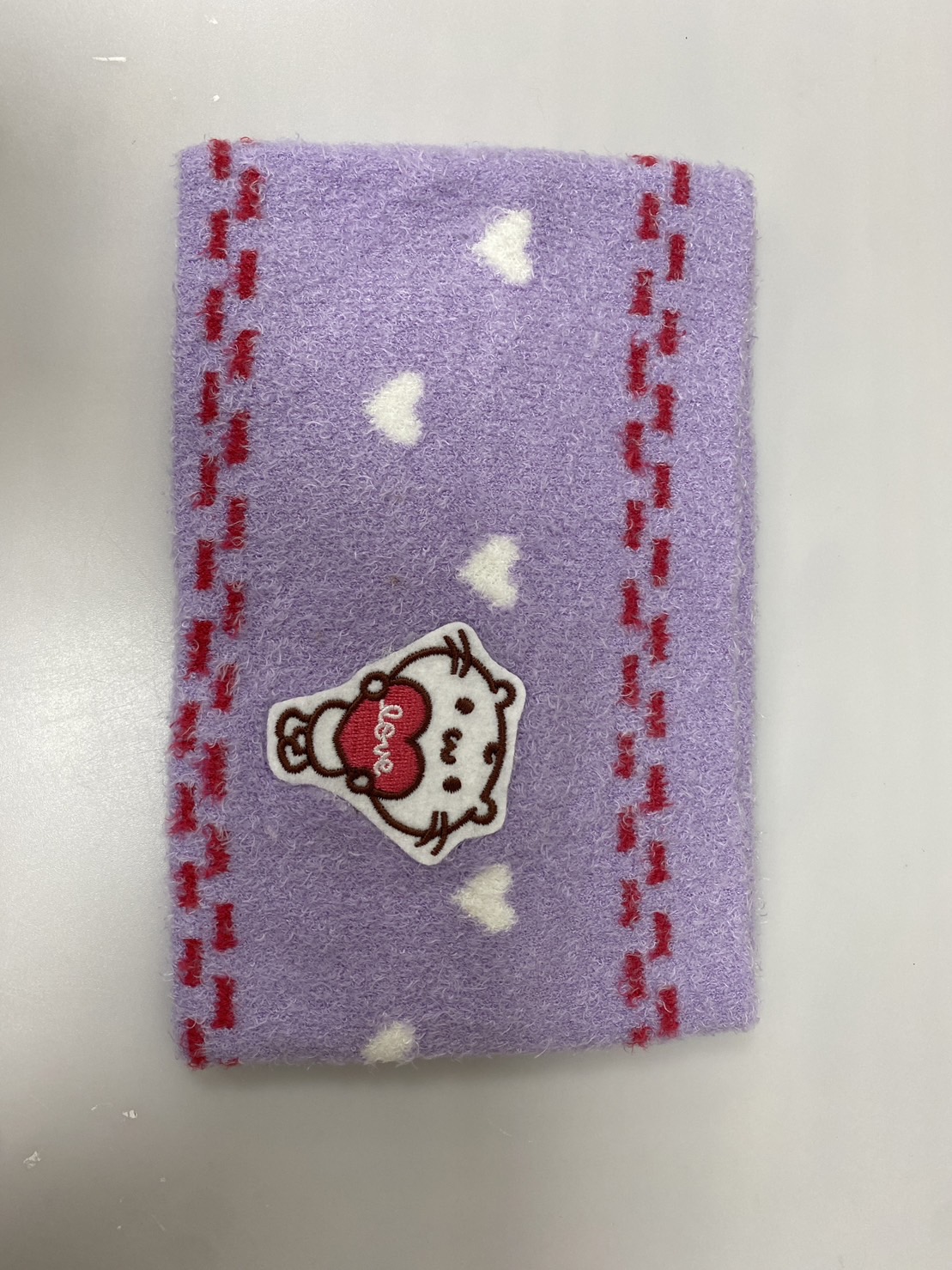 童羽毛抱抱愛心麻吉貓圍脖