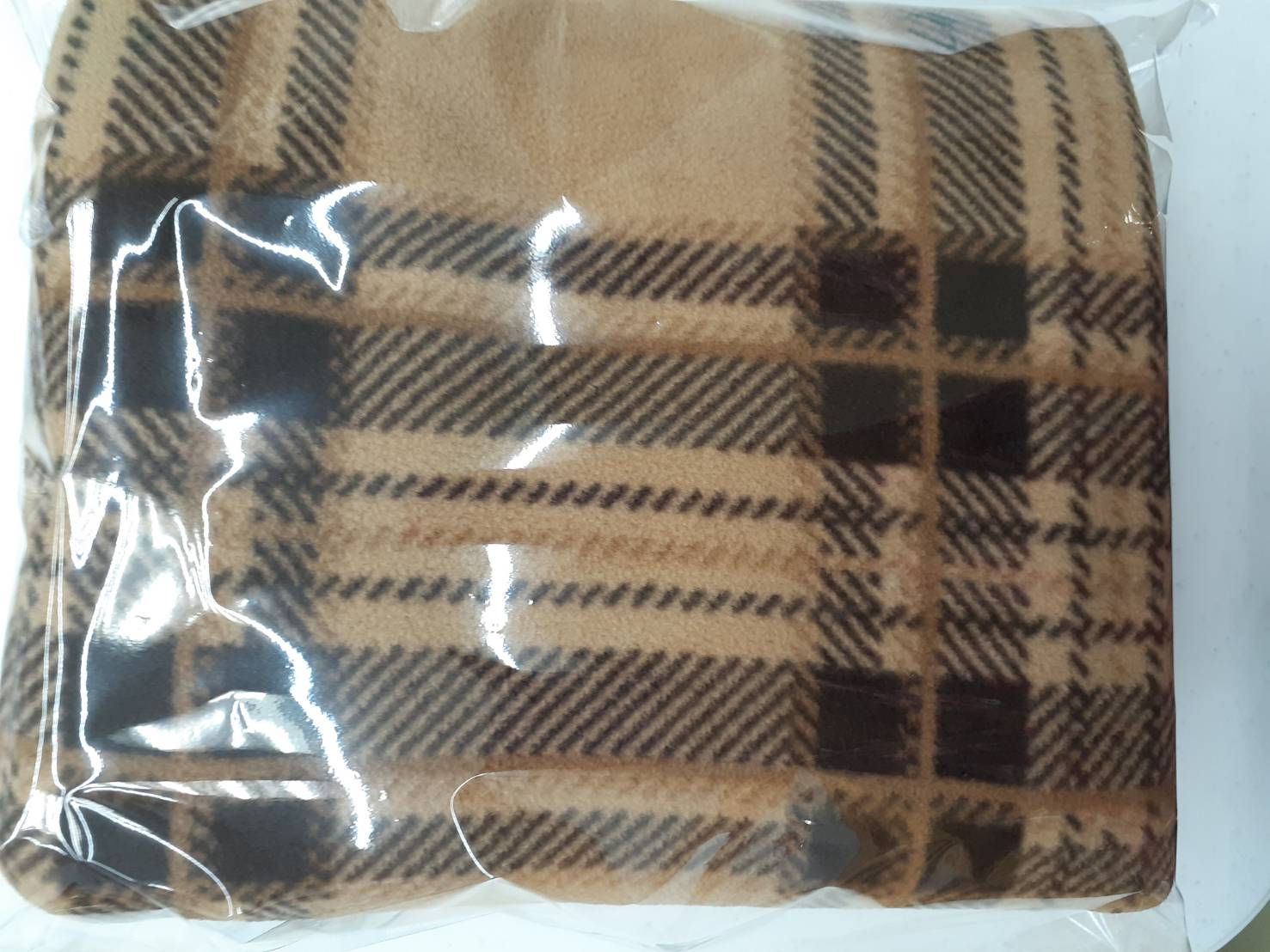 格紋批肩