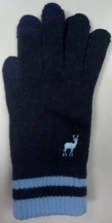 男士刺繡麋鹿觸控手套