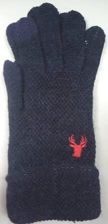 CB 男士刺繡麋鹿觸控單層手套