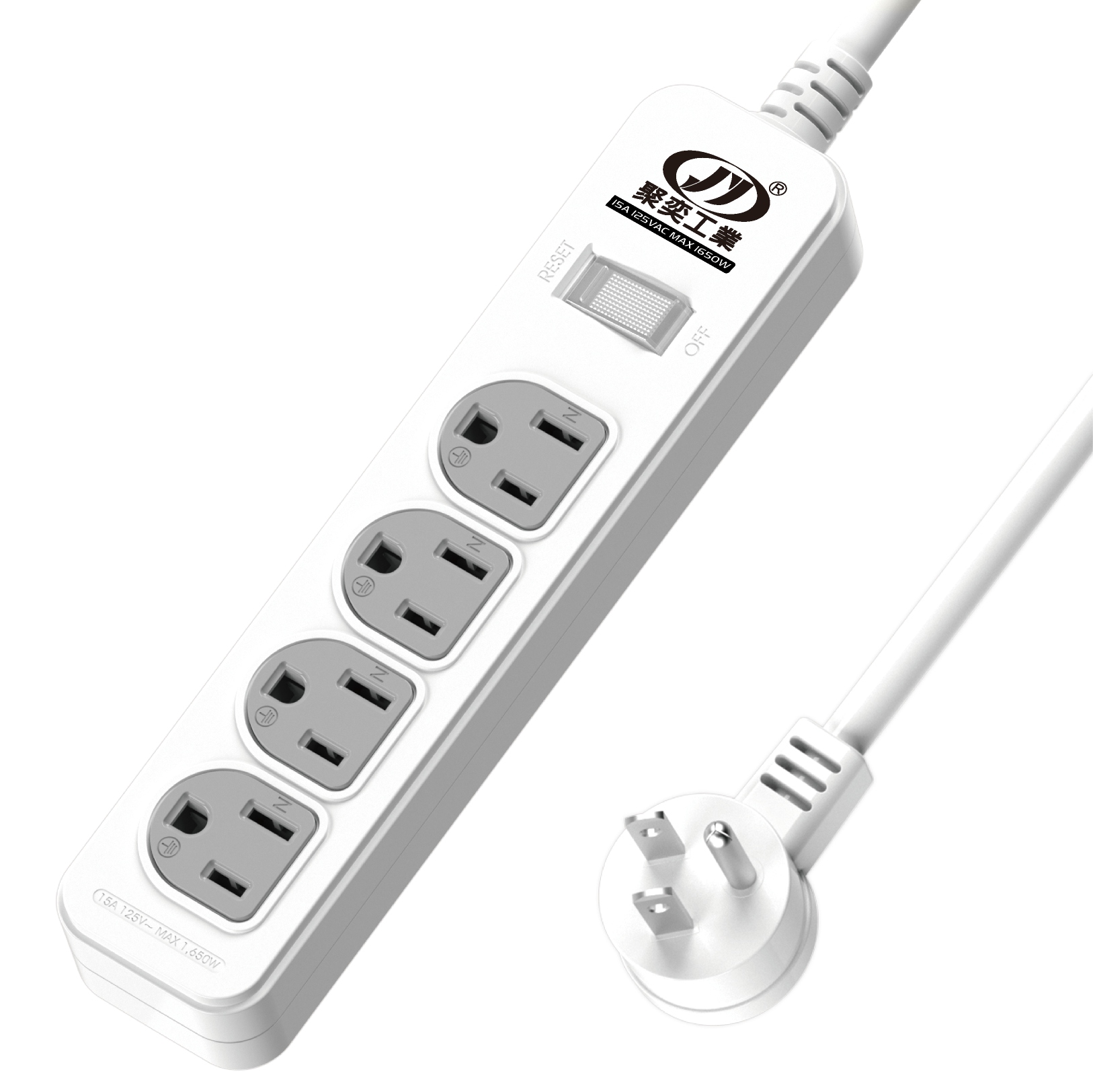 延長用電源線組(2P+E)