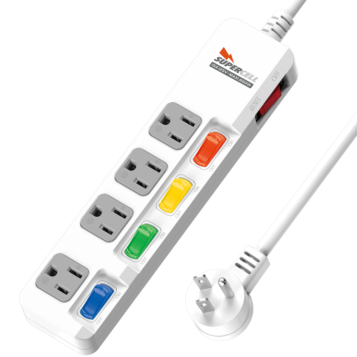延長用電源線組(2P+E)