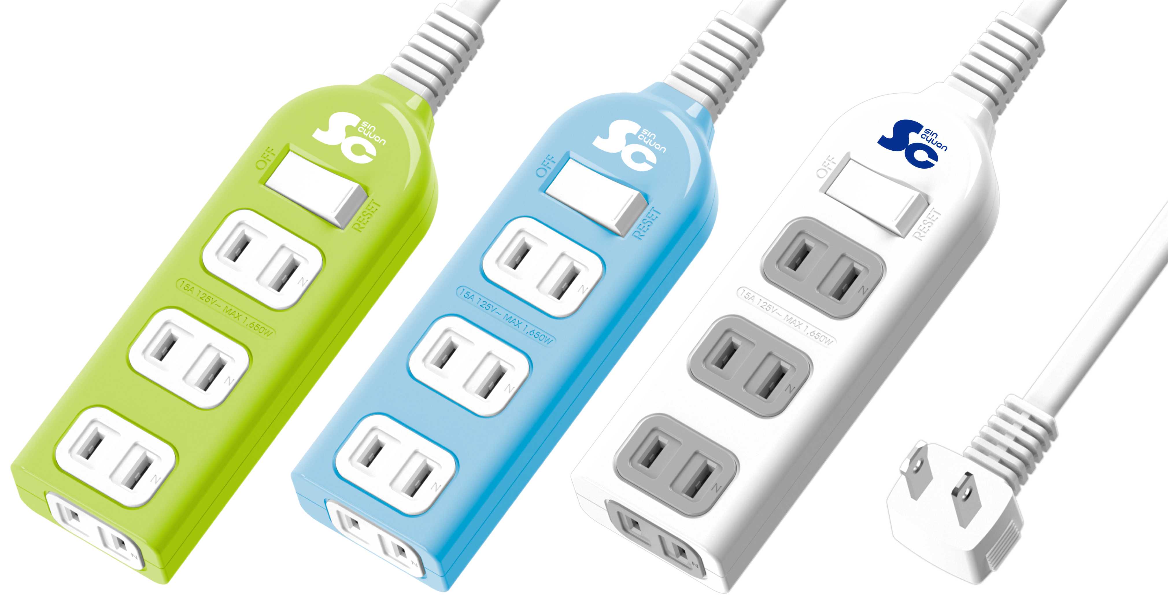延長用電源線組(2P)
