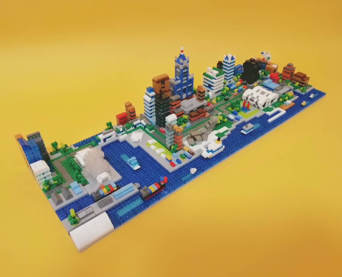 亞洲新灣區迷你地景造景