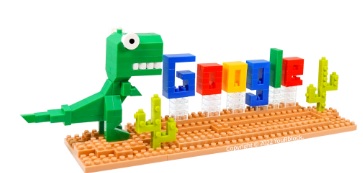 Google特色化積木(小恐龍)