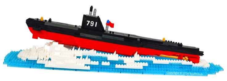 海獅潛艦 微型積木禮盒