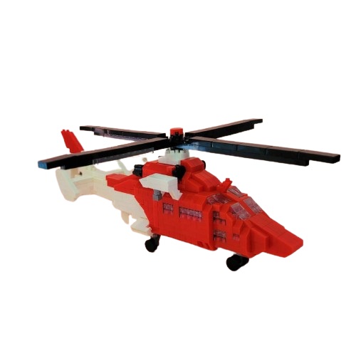 AS-365海豚機 微型積木禮盒